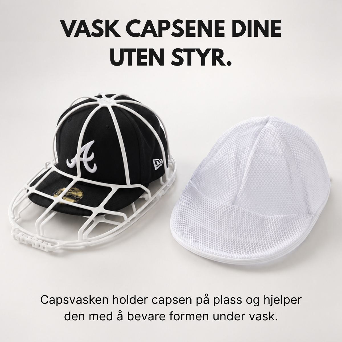 Capsvasken – (Formholder + premium vaskepose)