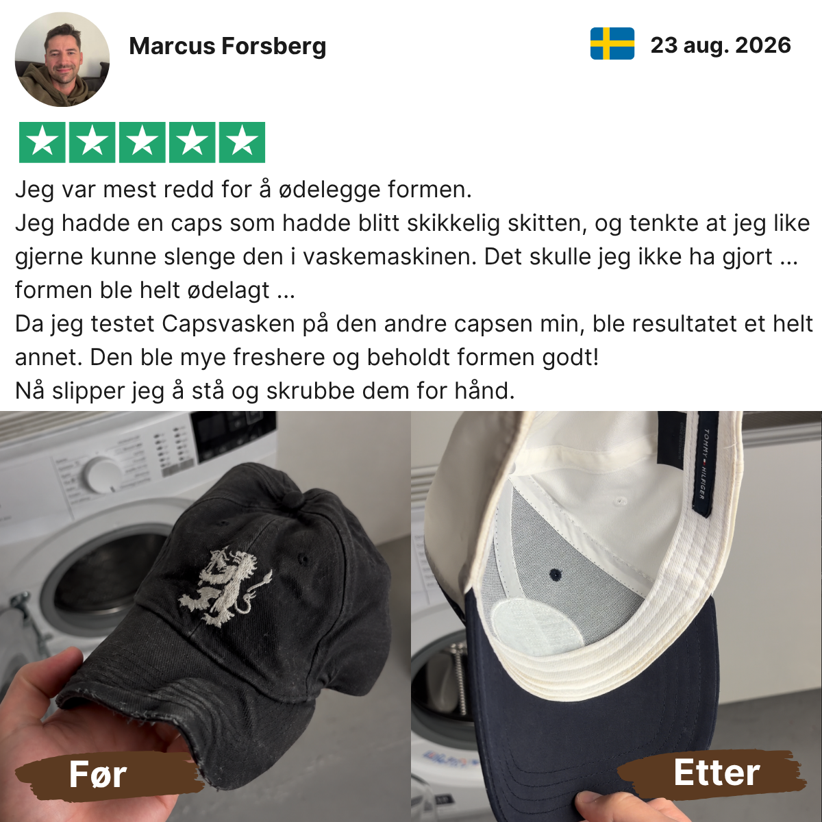 Capsvasken – (Formholder + premium vaskepose)