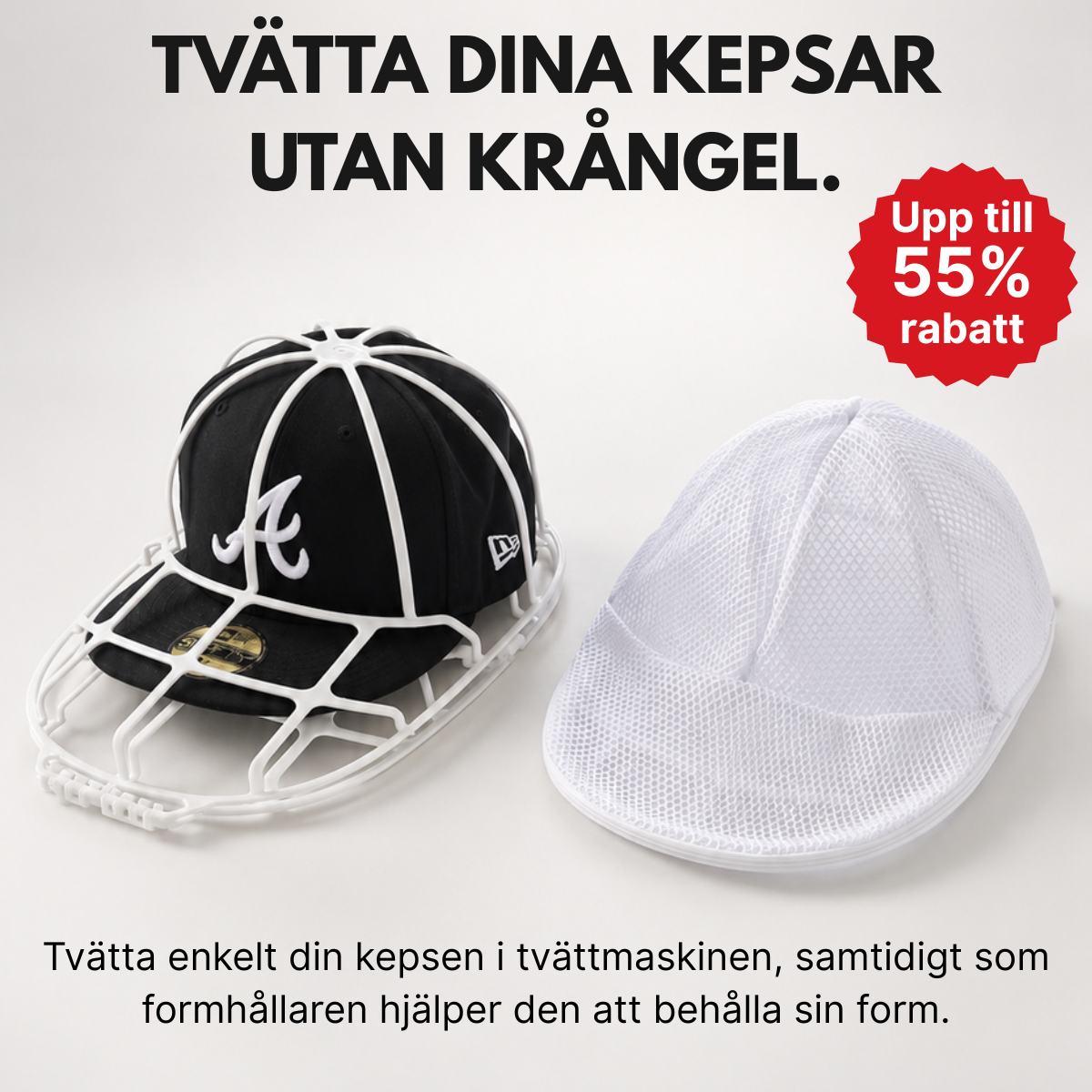 Kepstvätten - (Formhållare + Premium tvättpåse)